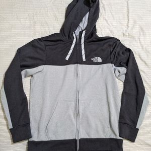 North Face full zip hooded jacket